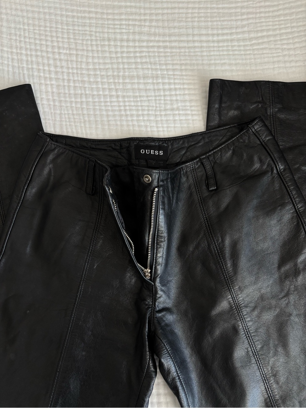 Vintage Guess genuine Leather pants